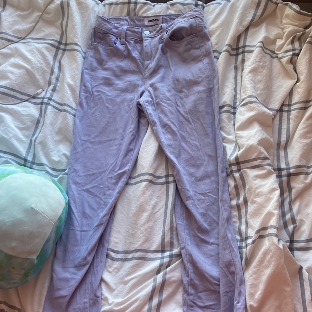 Tilly’s light purple jeans brand RSQ loose fit